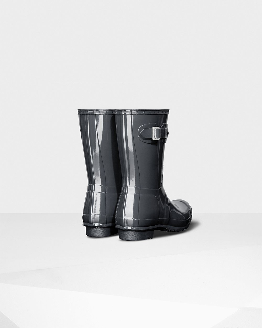 Hunter Mujer Original Gloss - Botas de Lluvia Gris - 370-CKBEAR